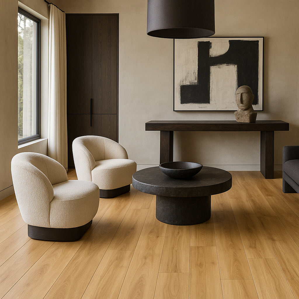 CALI Aqua Tough Blonde Ale Vinyl Plank Sample - Waterproof, Scratch-Resistant Flooring