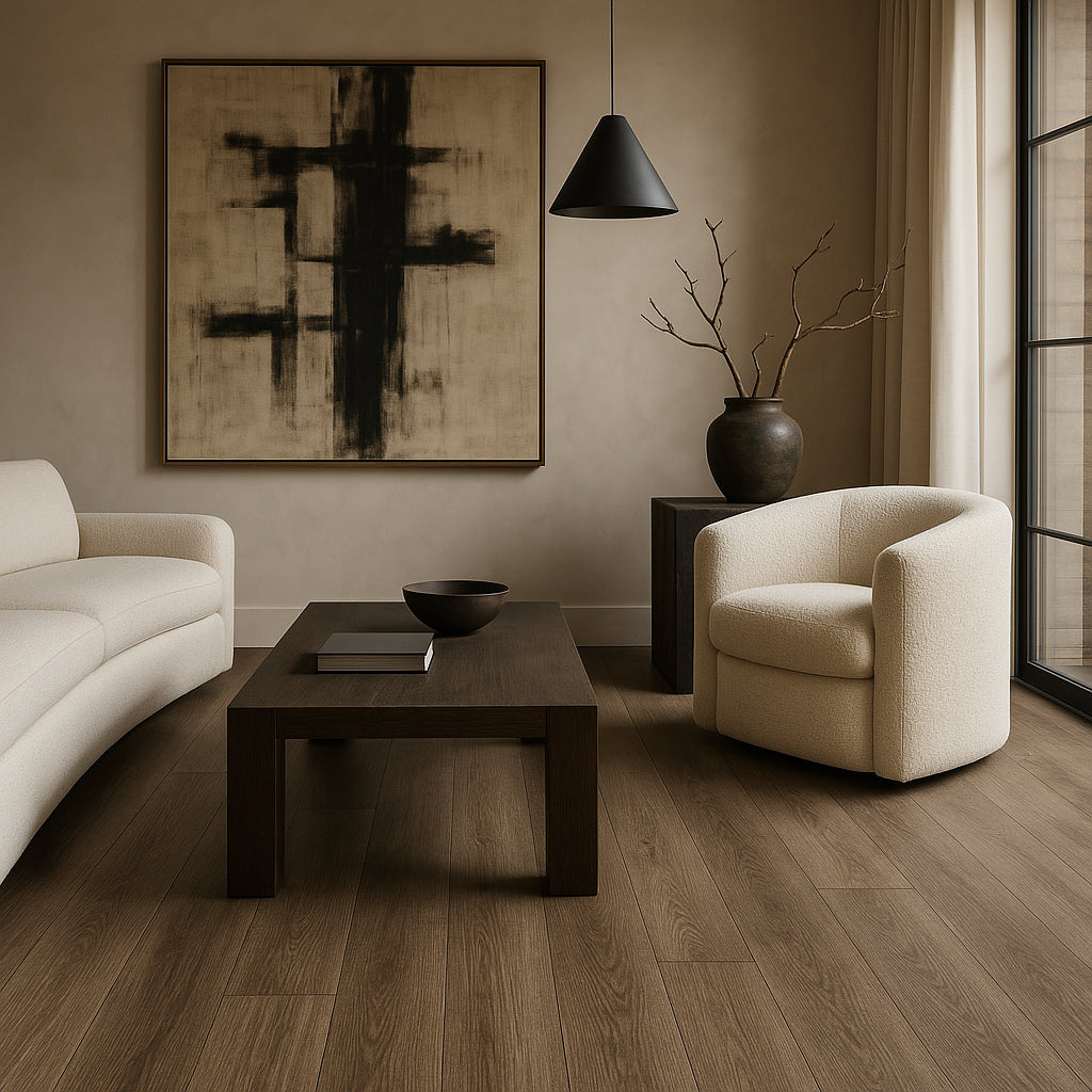 CALI Aqua Tough Premium Thornwood Vinyl Plank Sample - Waterproof, Scratch Resistant Flooring