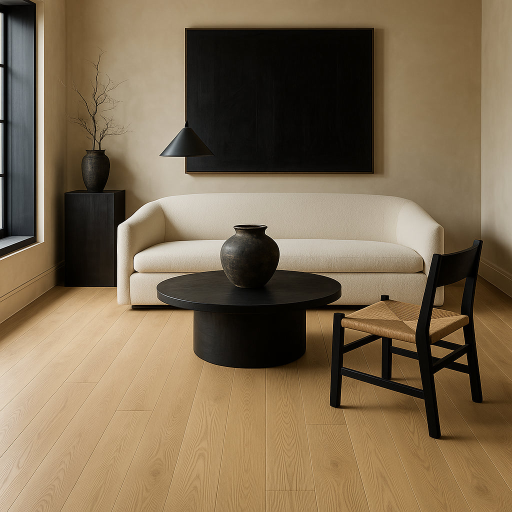 CALI Laguna Aliso Almond Wood Look Flooring Sample Pack - Waterproof, Scratch Resistant, 20-mil Wear Layer