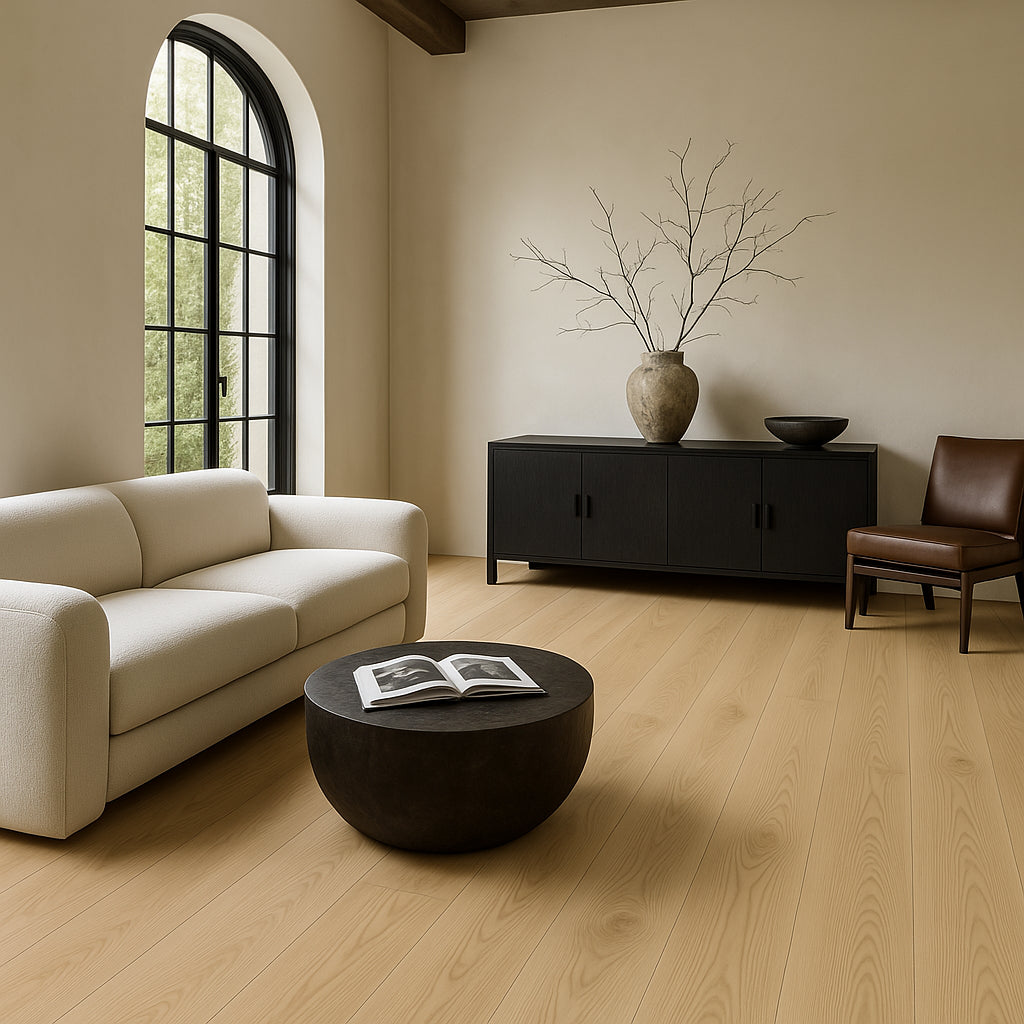 CALI Aqua Tough Caspar Cream 20-mil Waterproof Loose Lay Flooring Sample Pack