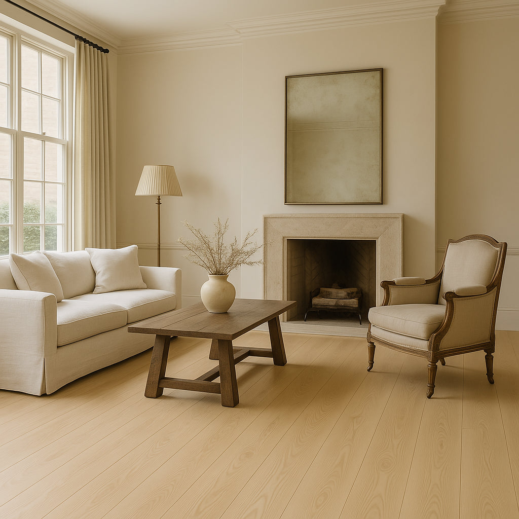 CALI Aqua Tough Caspar Cream 20-mil Waterproof Loose Lay Flooring Sample Pack
