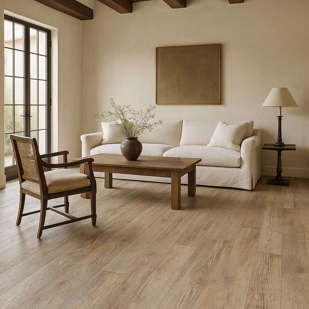 CALI Aqua Tough Plus Top Tie 20-mil Waterproof Loose Lay Flooring Sample Pack