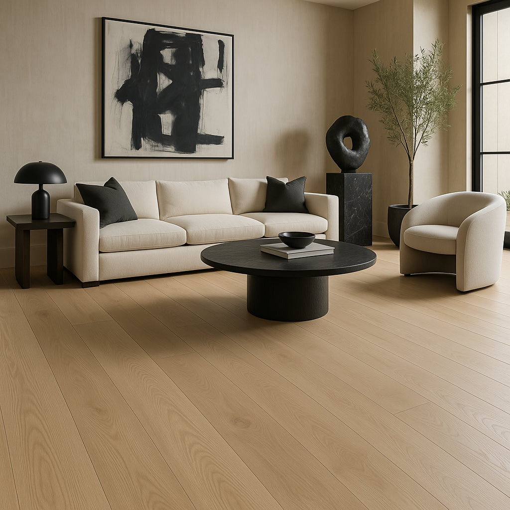 CALI Laguna Crystal Crescent 20-mil Waterproof Loose Lay Flooring Sample Pack