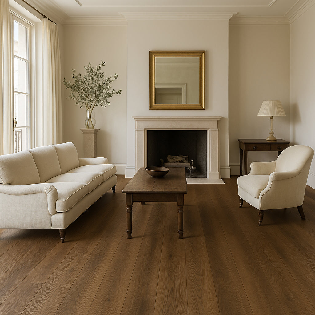 CALI Aqua Tough Deep Lagoon Vinyl Plank Sample - Waterproof Flooring with 20-mil Wear Layer