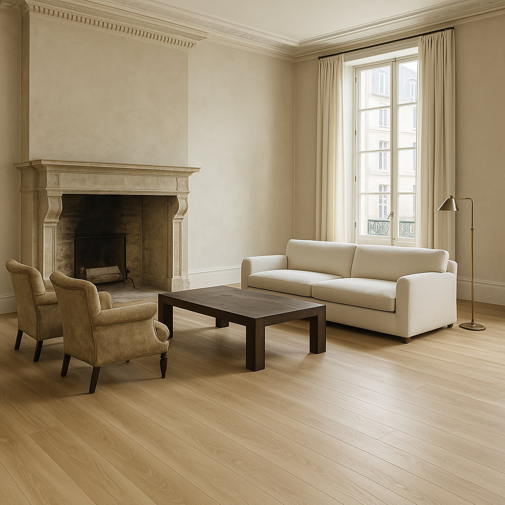CALI Laguna Paradise Fawn 20-mil Waterproof Loose Lay Flooring Sample Pack