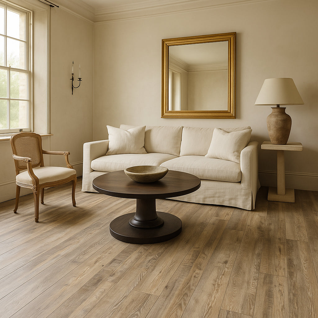 CALI Aqua Tough Plus Top Tie 20-mil Waterproof Vinyl Plank Flooring, 23.9-sq ft Carton