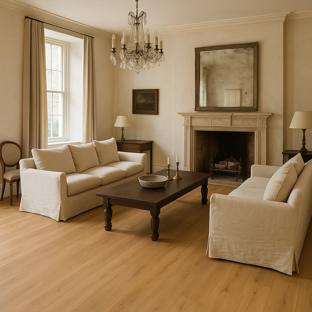 CALI Laguna Aliso Almond Vinyl Plank Flooring - Waterproof, 20-mil Wear Layer, 18.15 sq ft Carton