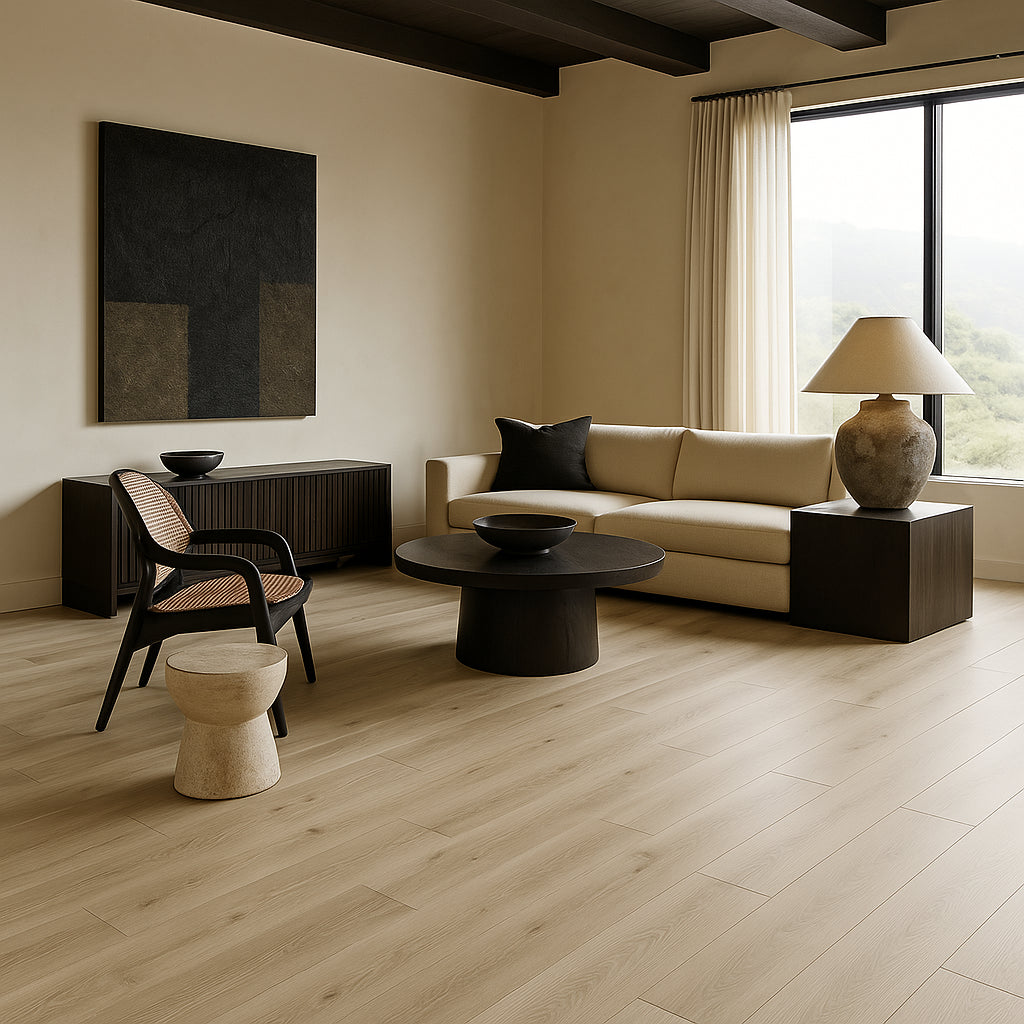CALI Laguna Pacific Plover Vinyl Plank Flooring - 20-mil, Waterproof, 18.15 sq ft Carton