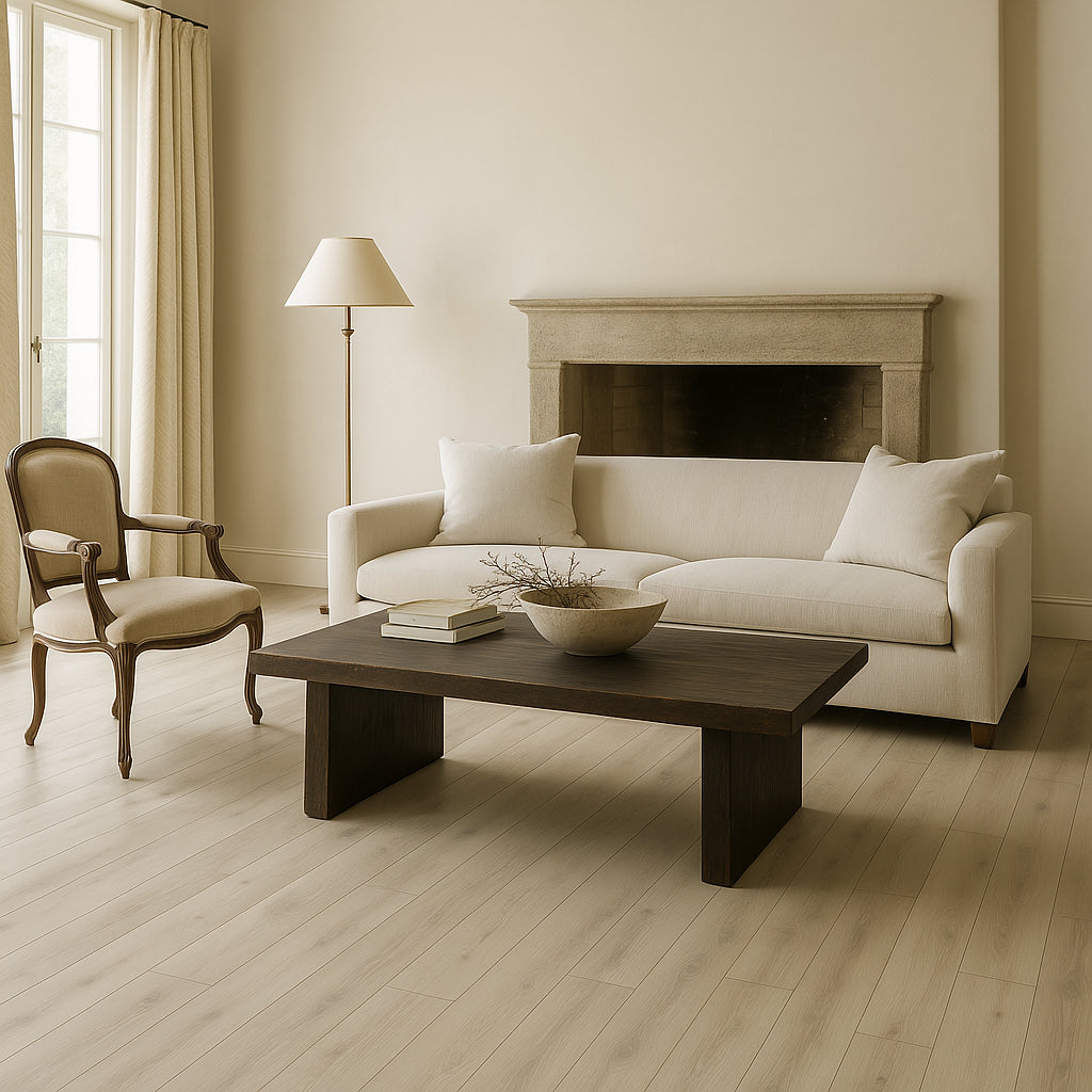 CALI Laguna Pacific Plover Vinyl Plank Flooring - 20-mil, Waterproof, 18.15 sq ft Carton