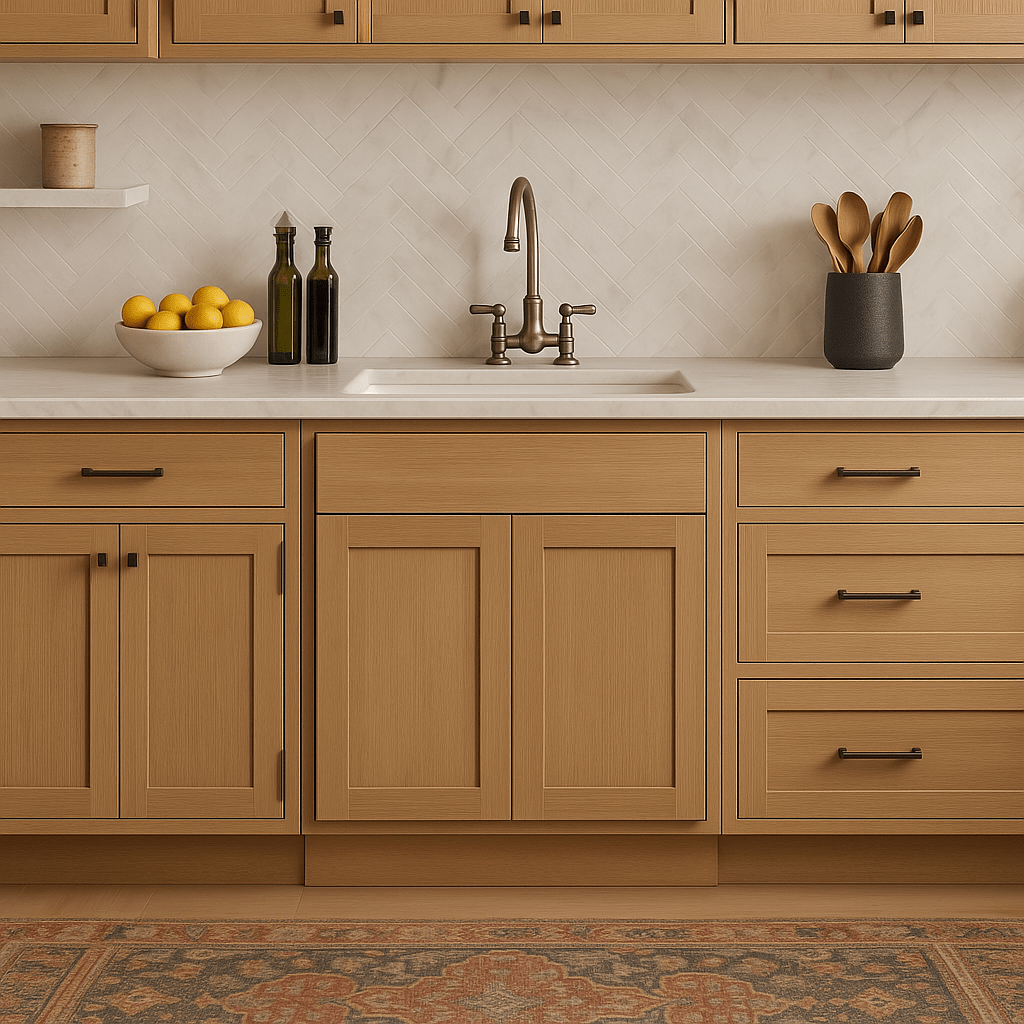 Hampton Bay Avondale 27-inch White Oak Shaker Base Kitchen Cabinet