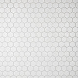 Merola Tile Metro Hex 2 in. Matte White Porcelain Mosaic Tile, 10-1/2 in. x 11 in. Sheet, 6 mm Thick (8.21 sq. ft. per Case)