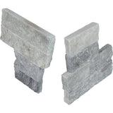 MSI Alaska Gray Ledger Corner 6 in. x 6 in. x 6 in. Natural Marble Wall Tile (2.5 sq. ft. / Case)