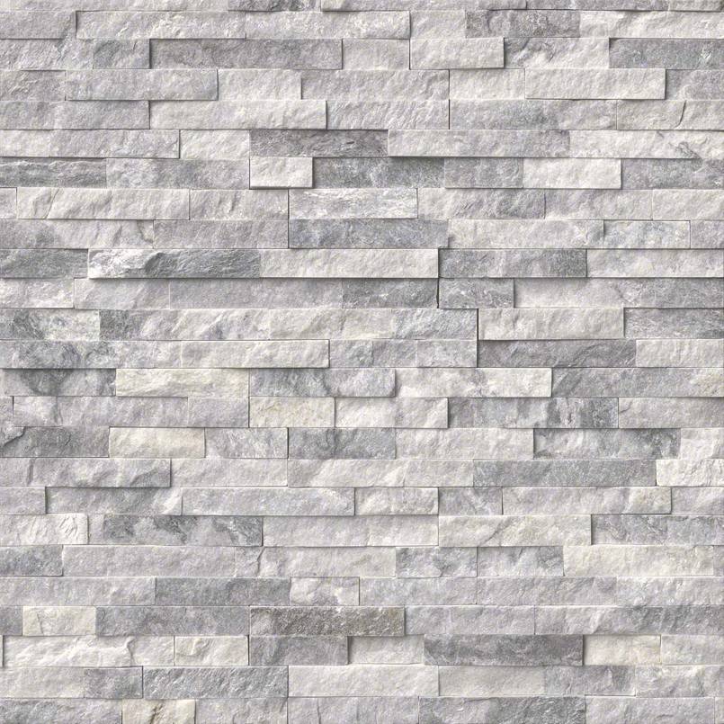 MSI Alaska Gray Ledger Panel 6 in. x 24 in. Natural Marble Wall Tile – Best Seller (10 cases / 60 sq. ft. / pallet)