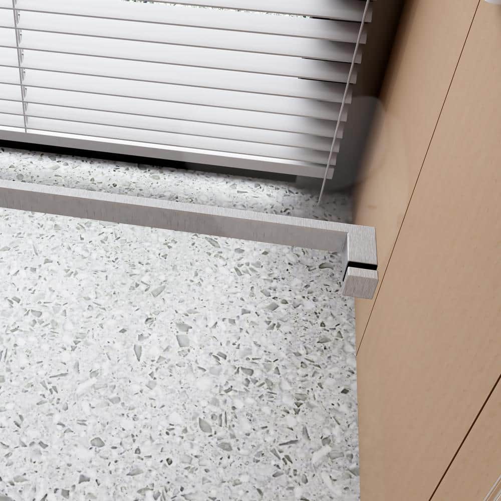 72 in. W x 76 in. H Frameless Double Sliding Soft-Close Shower Door in Black with Explosion Proof Film Tempered Glass