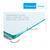 Unbranded 24 in. W x 72 in. H Pivot Semi-Frameless Shower Door in Chrome Finish with Clear Tempered Glass