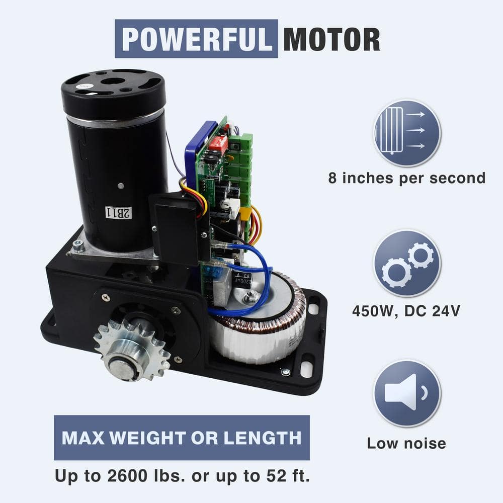 ALEKO Chain-Driven Sliding Gate Opener - AC1100 Accessory Kit