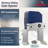 ALEKO AC1400 40 ft. Length and 1400 lbs. Capacity Gate Opener Kit for Sliding Gates