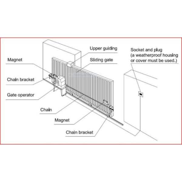 ALEKO Slide Single Automatic Gate Opener