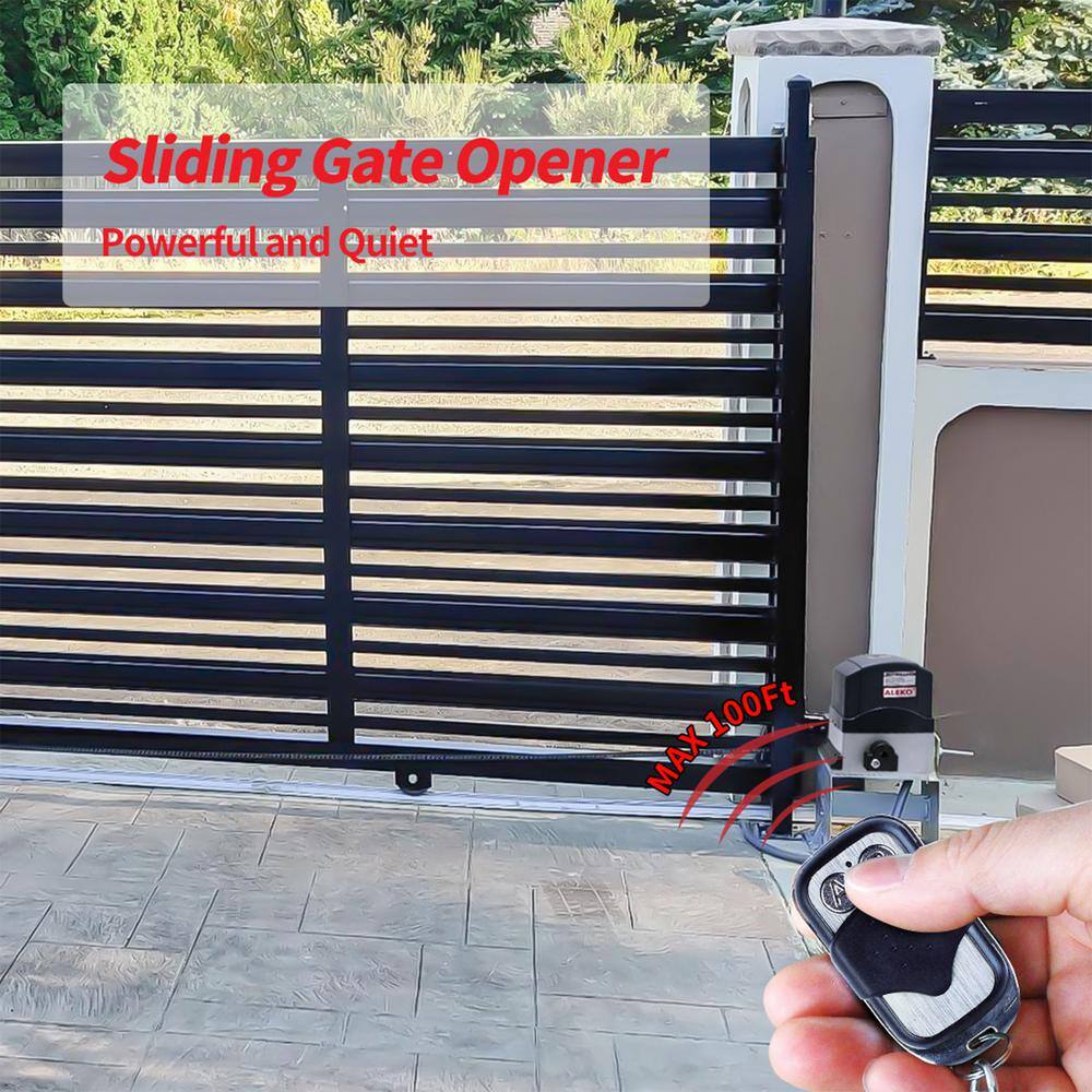 ALEKO AC2700 Sliding Gate Opener Accessories Kit For Sliding Gates Up to 65 ft. Long and 2700 lbs.