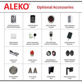 ALEKO AC2700 Automatic Sliding Gate Opener For Sliding Gates Up to 40 ft. Long and 2700 lbs. Upgraded 2024