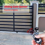 ALEKO AC2700 Automatic Sliding Gate Opener For Sliding Gates Up to 40 ft. Long and 2700 lbs. Upgraded 2024