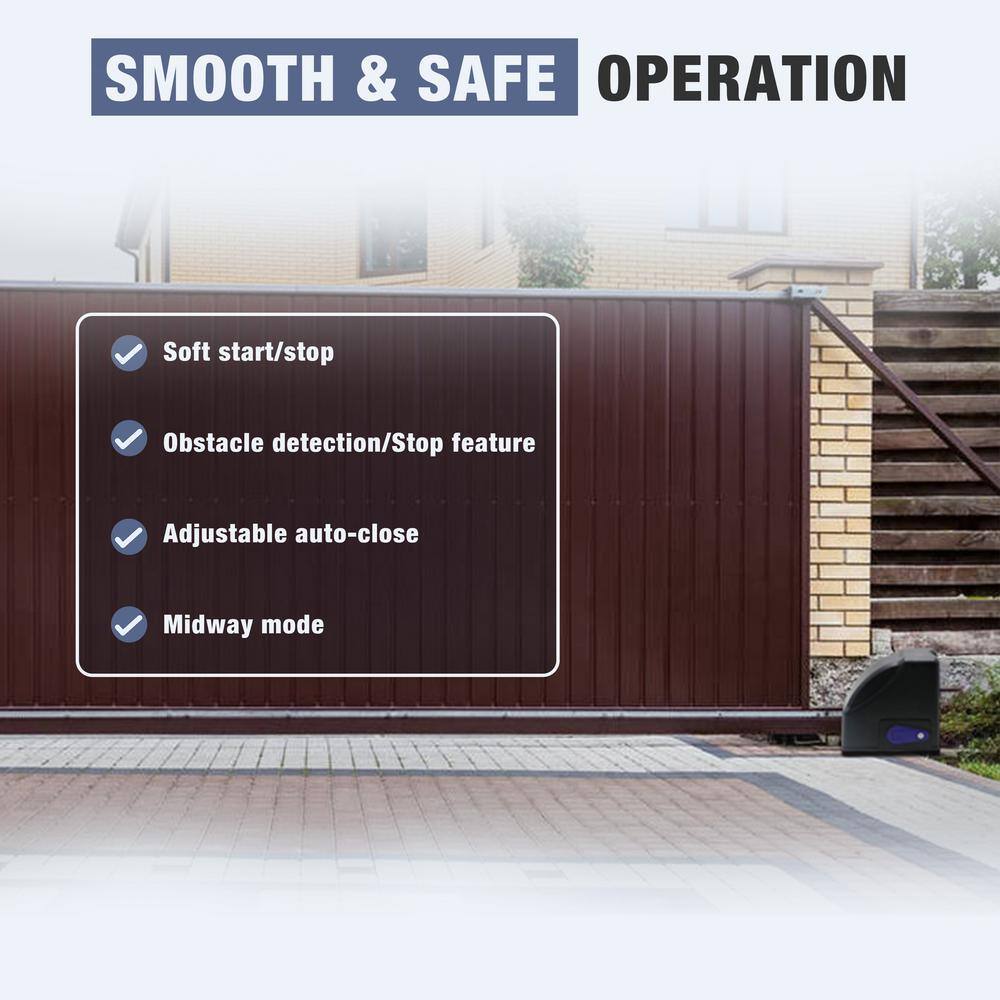 ALEKO Gear-Driven Sliding Gate Opener - AR500 Accessory Kit