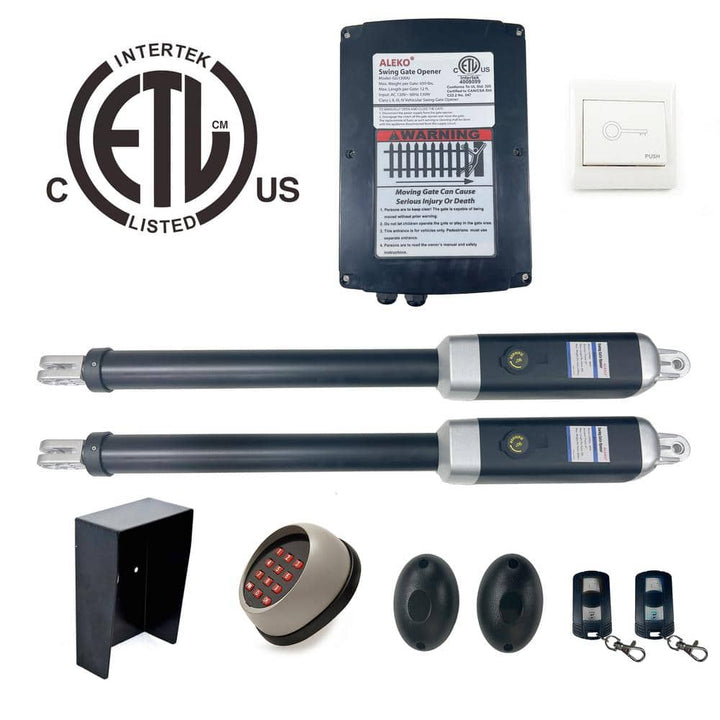 ALEKO Dual Swing Gate Operator - GG1300/AS1300 AC/DC - Accessory Kit ACC4