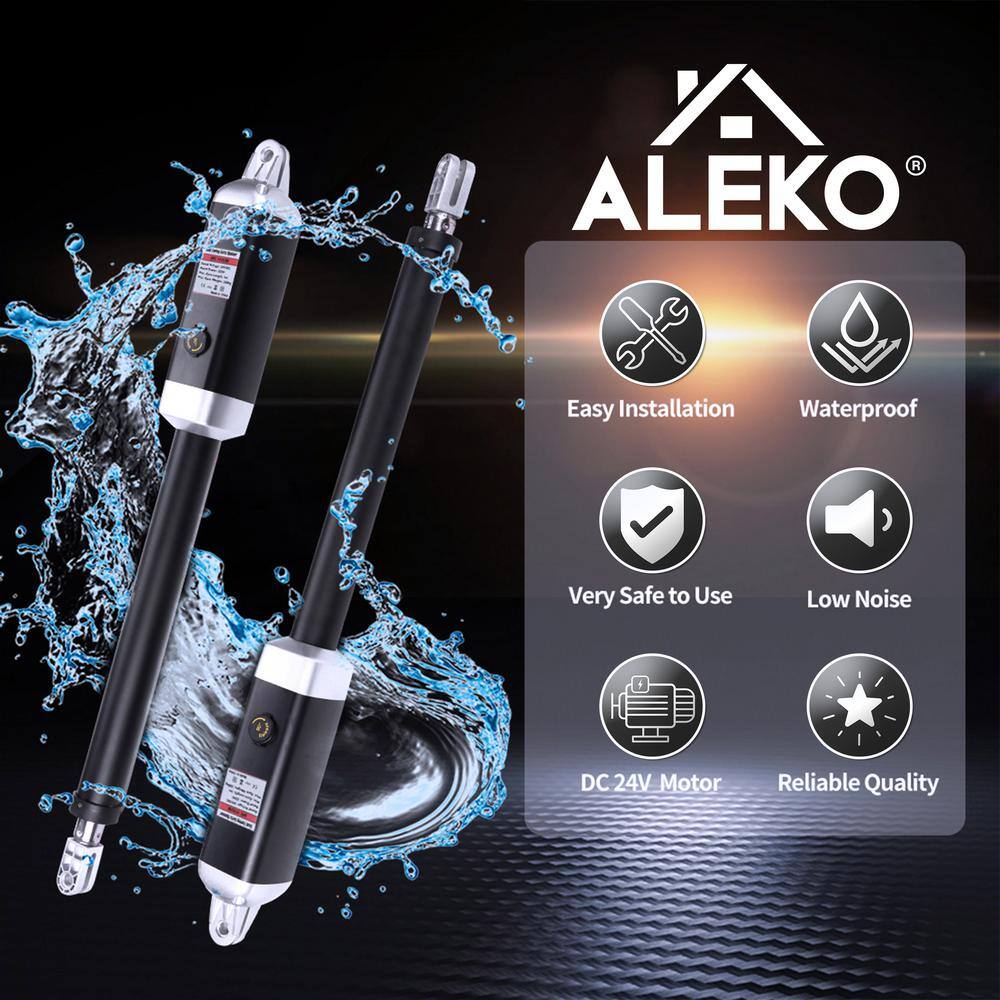 ALEKO Smart Dual Swing Gate Operator - GG1300U/AS1300 AC/DC - ETL Certified - Accessory Kit ACC5