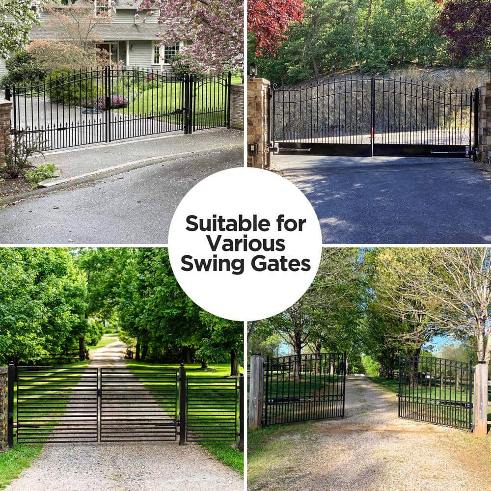 ALEKO Smart Single Swing Gate Operator - GG650/AS650 AC/DC - ETL Certified - Accessory Kit ACC5