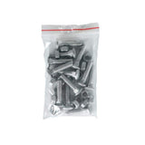 ALEKO Galvanized Steel Chain Link Fence - Complete Kit - 4x50 ft. - 9.5 AW Gauge - Black