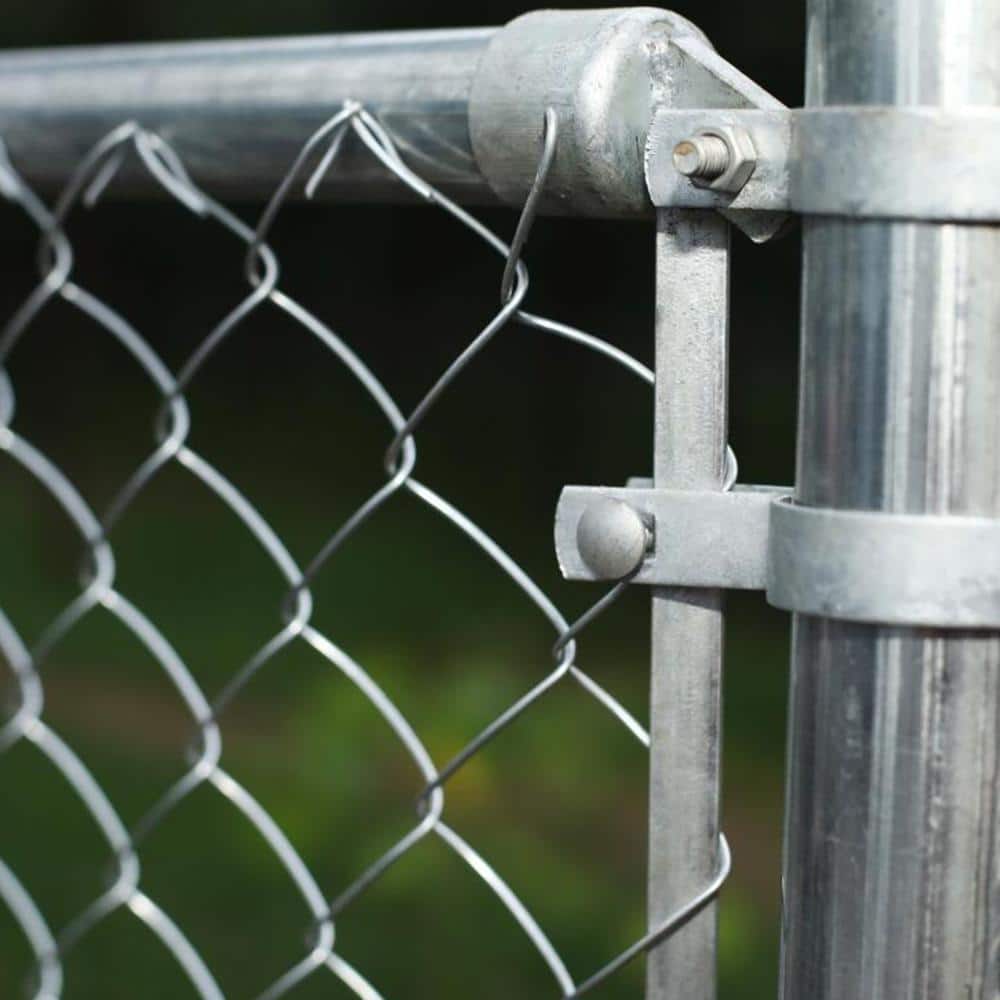 ALEKO 4 ft. x 50 ft. 11.5-Gauge Galvanized Steel Chain Link Fabric