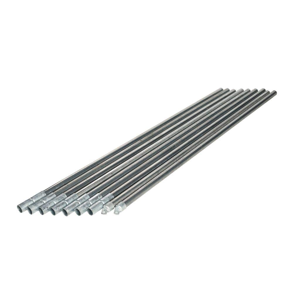 ALEKO Galvanized Steel Chain Link Fence-Complete Kit 4 ft. x 50 ft. 12.5 AW Gauge
