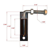 ALEKO 5/8 in. Hinge J-bolt for Driveway Gates