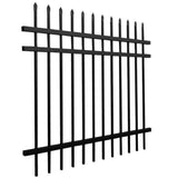 ALEKO 8 ft. x 6 ft. 8-Panel Steel Fence Kit-Straight Top Style Each