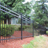 ALEKO 8 ft. x 6 ft. 8-Panel Steel Fence Kit-Straight Top Style Each