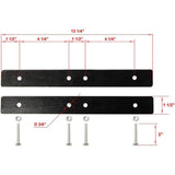 ALEKO Driverway Gate Universal Gate Attach Metal Bracket for Swing Gate Openers Set of 2