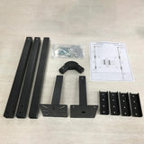 ALEKO Universal Keypad Metal Gooseneck 22 in x 3 in Mounting Post - Black