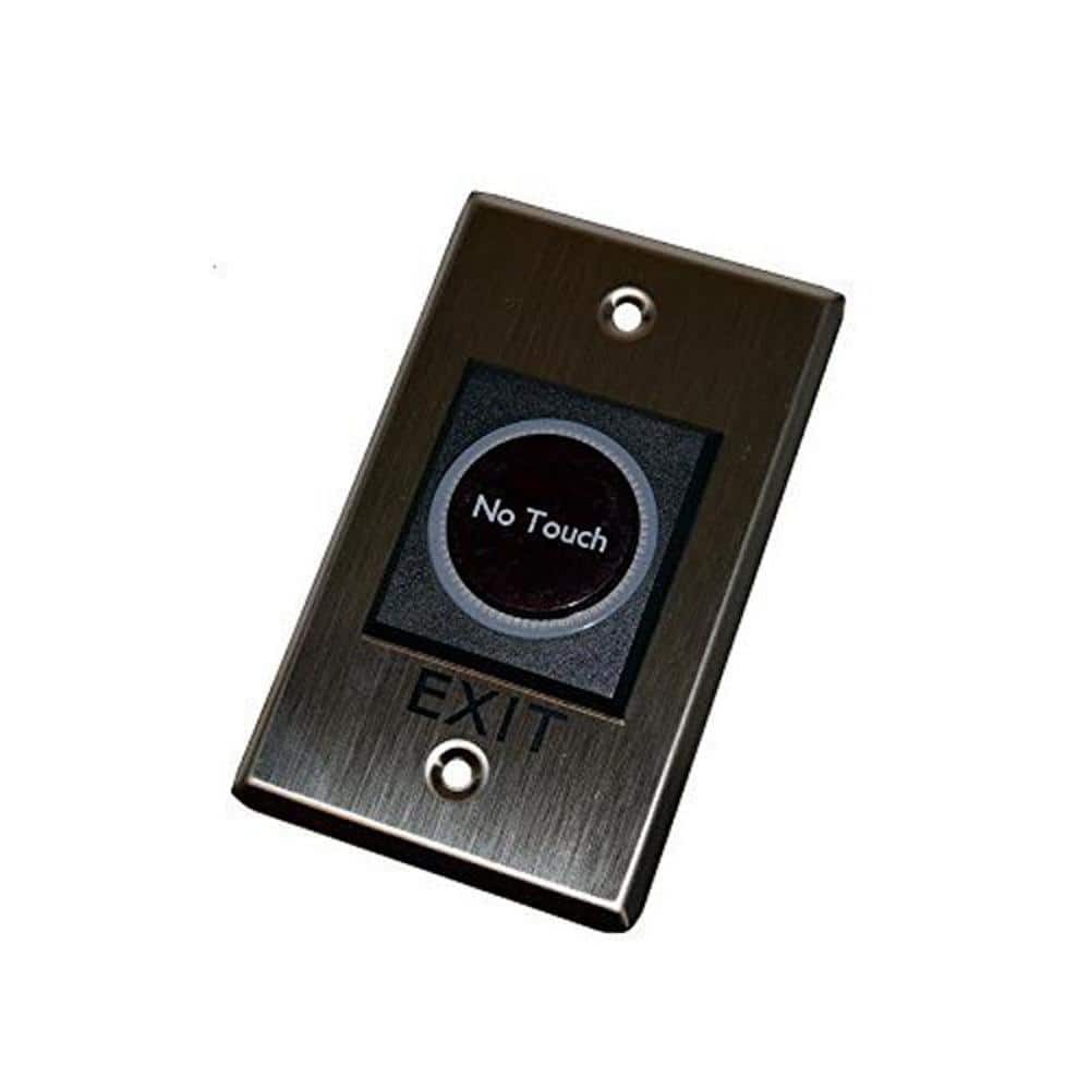 ALEKO 4 in. x 2 in. No Touch Door Infrared Sensor Exit Button Switch Control Systems