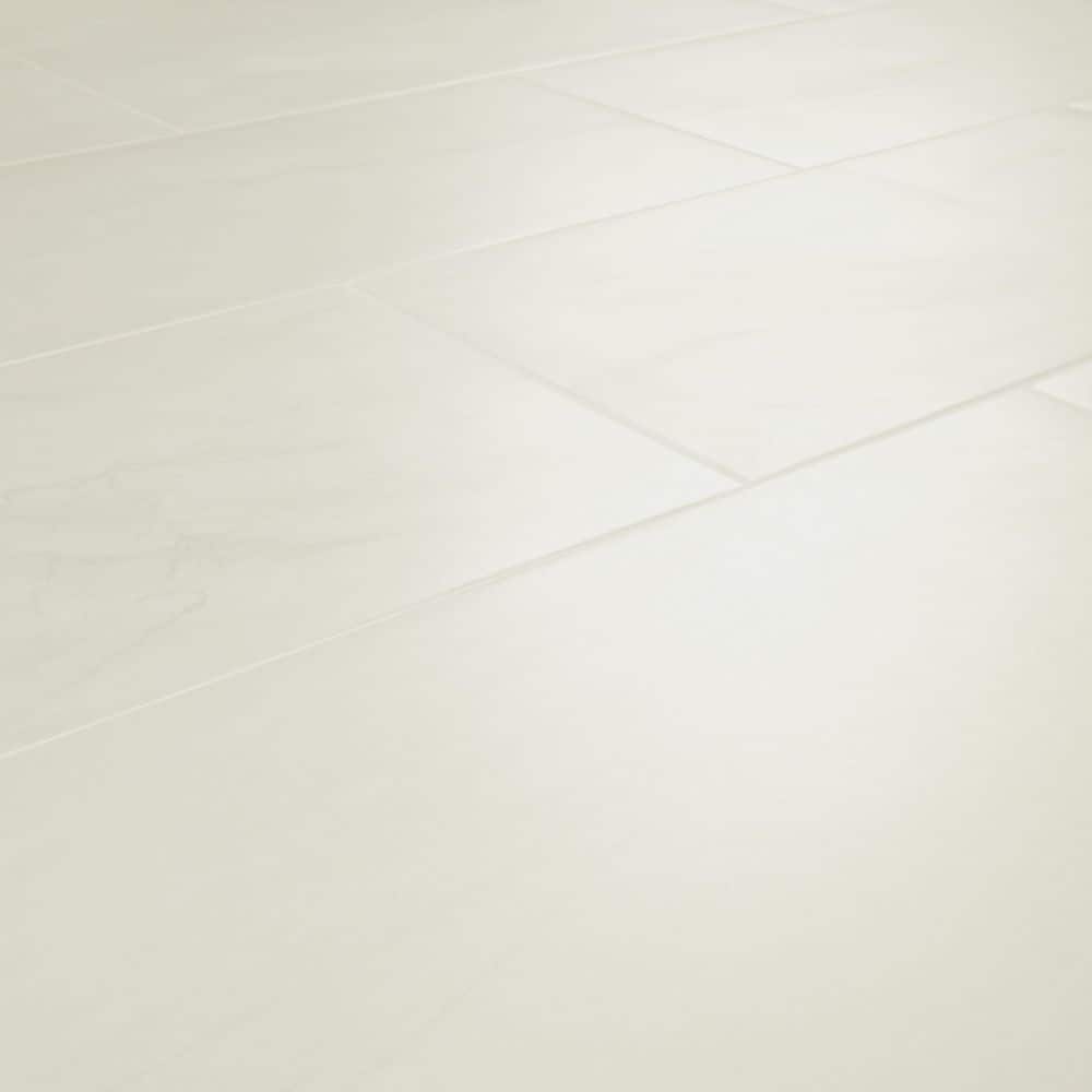 Alexandra White 12 in. x 24 in. Matte Porcelain Marble Look Floor and Wall Tile (16 sq. ft./Case)