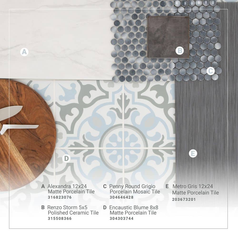 MSI Alexandra White 12 in. x 24 in. Matte Porcelain Marble Look Floor and Wall Tile (16 sq. ft. /Case)