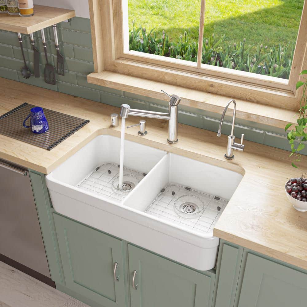 ALFI BRAND Air Gap Cover and Tube for Kitchen Dishwasher Valve