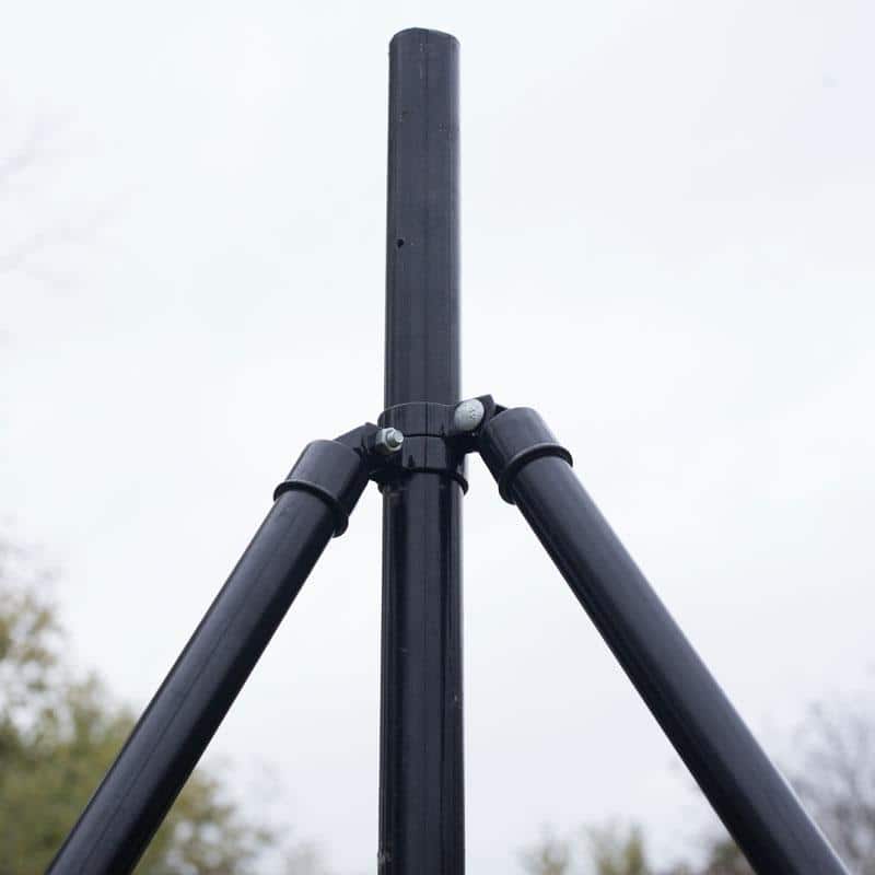 allFENZ 2-3/8" CORNER POST KIT - Black