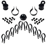 allFENZ 2-3/8" CORNER POST KIT - Black