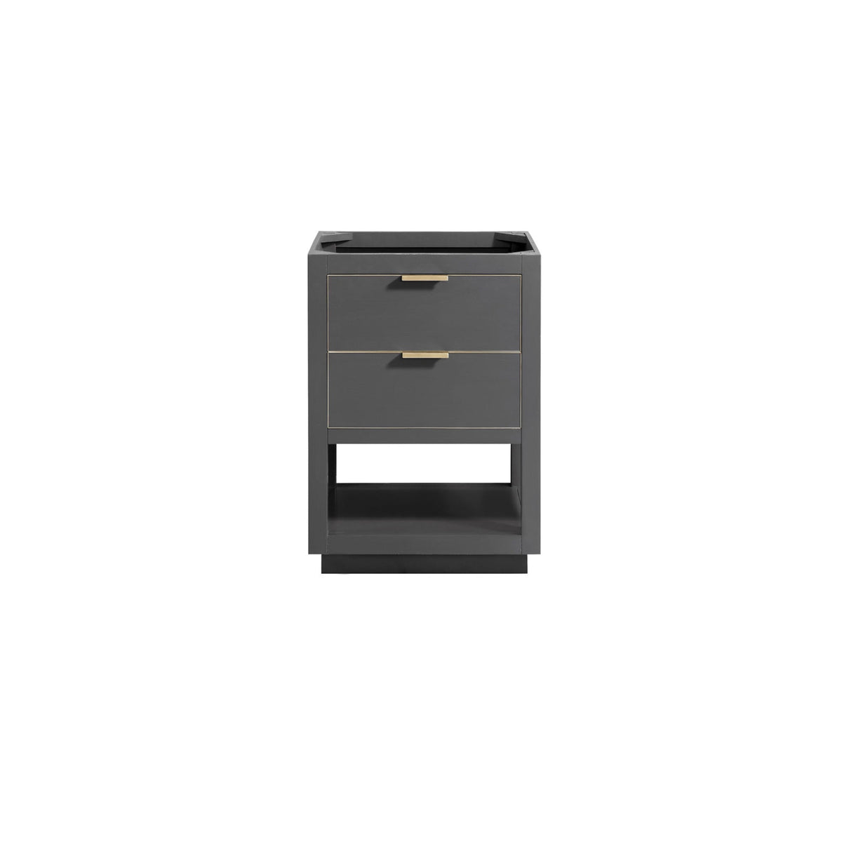 Avanity Allie 24-in Twilight Gray Bathroom Vanity Cabinet