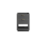 Avanity Allie 24-in Twilight Gray Bathroom Vanity Cabinet