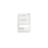 Avanity Allie 24-in White Bathroom Vanity Cabinet