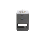 Avanity Allie 24-in Twilight Gray Bathroom Vanity Cabinet