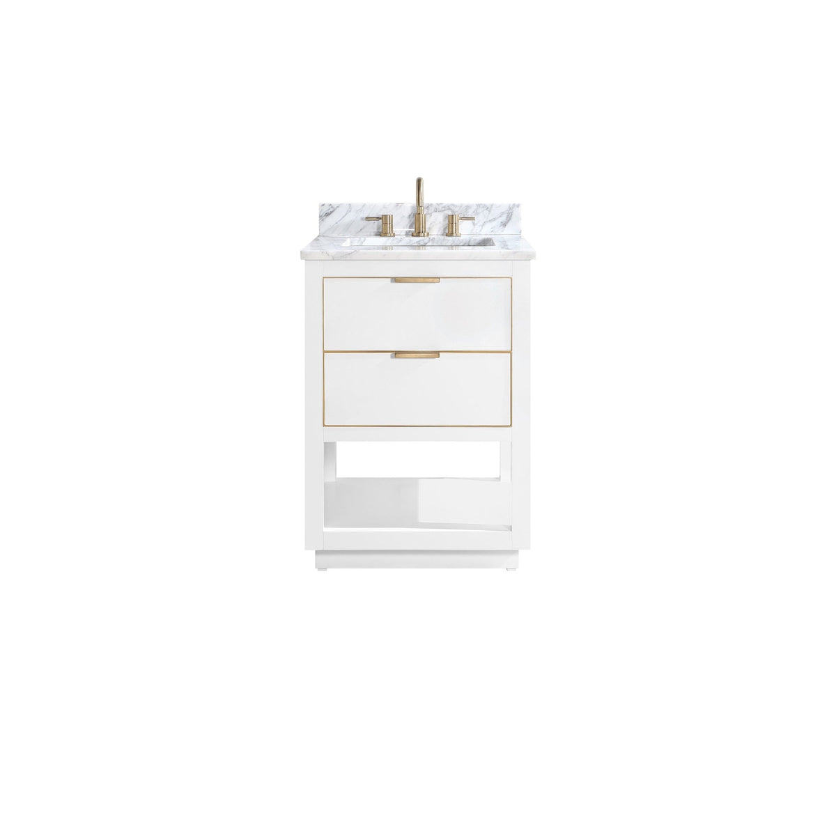 Avanity Allie 24-in White Bathroom Vanity Cabinet