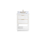 Avanity Allie 24-in White Bathroom Vanity Cabinet