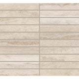 Daltile Calligo Almond 12 in. x 10 in. Glazed Ceramic Stacked Mosaic Tile (8.3 sq. ft./case)